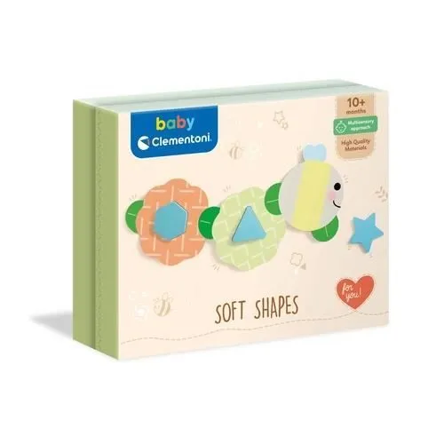 Puzzle à formes - CLEMENTONI - Soft Shapes - Développement moteur - Apprentissage des couleurs - Mixte-1