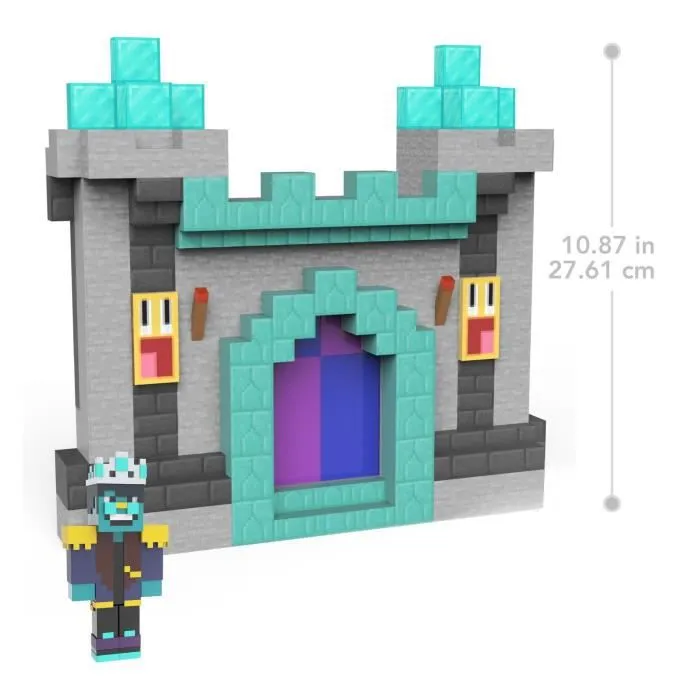 MATTEL - Coffret Château Minecraft - Figurines d'action - 27cm x 29cm - 6 ans et +-1