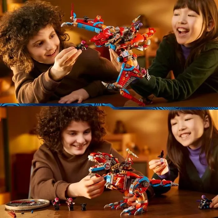 LEGO® DREAMZzz 71484 Le Robot Dinosaure C-Rex de Cooper - Figurine T. rex ou Ptérodactyle-3