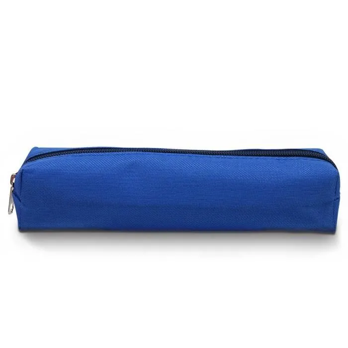 Trousse à crayons - WAYTEX - 931273B - Textile souple - Fermeture zippée - Bleu uni-1