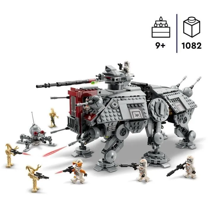 LEGO 75337 Star Wars Le Marcheur AT-TE, Jouet, Figurines Droïdes de Combat, Clone Trooper, La Revanche des Sith, Enfants Dès 9 Ans-1