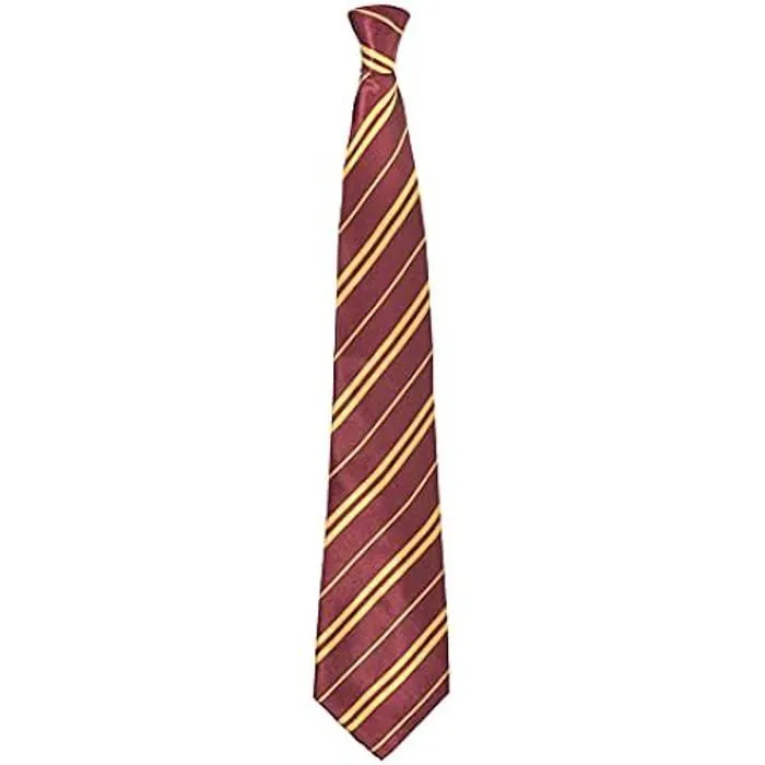 Cravate Gryffondor - AMSCAN - Rouge et Jaune - Polyester - Accessoire de déguisement - Enfant-0