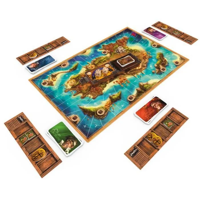 Jamaïca - ASMODEE - Édition 2021 - Jeu de plateau familial - 2 à 6 joueurs - 45 min-2