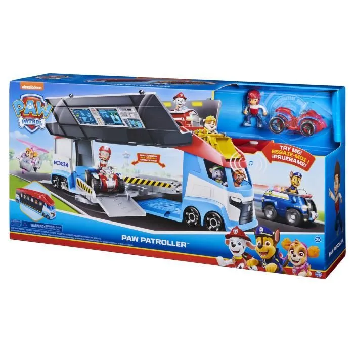 Camion Pat Patrouilleur 2.0 - SPIN MASTER - Quartier général mobile - Double-lanceur de véhicules-4
