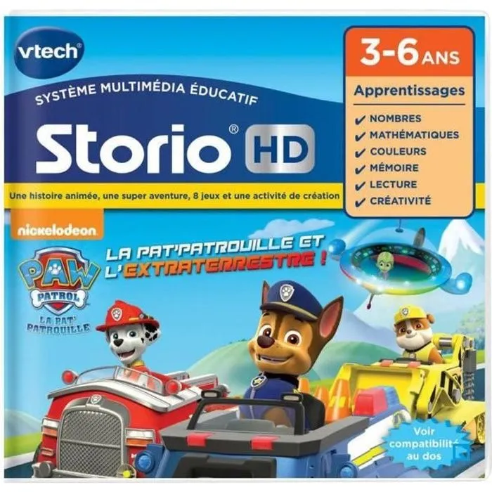 VTECH - Jeu Éducatif Storio - Pat' Patrouille-0