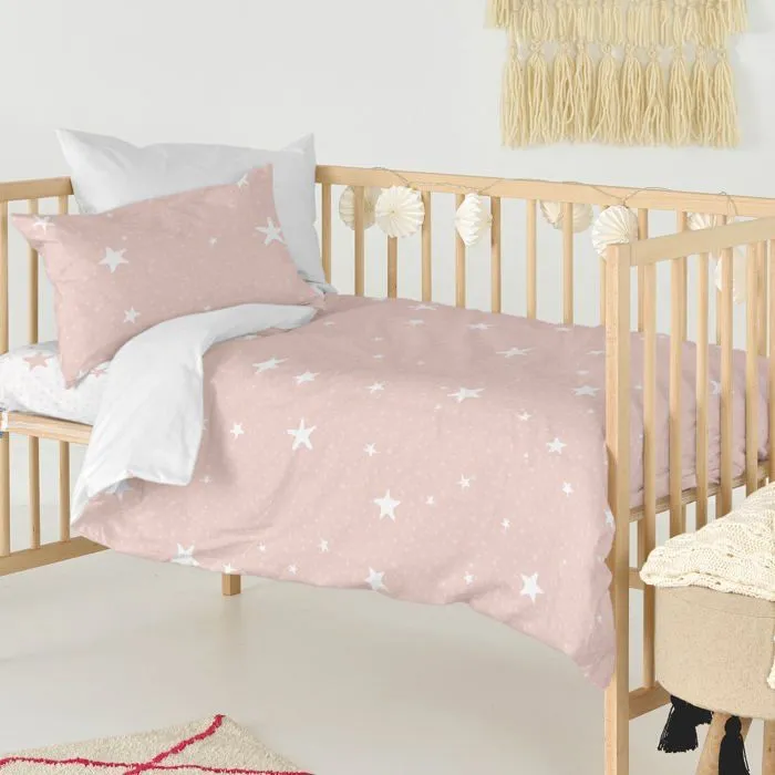 Parure housse de couette 2 pièces Little star 100x120 cm (Berceau)-1