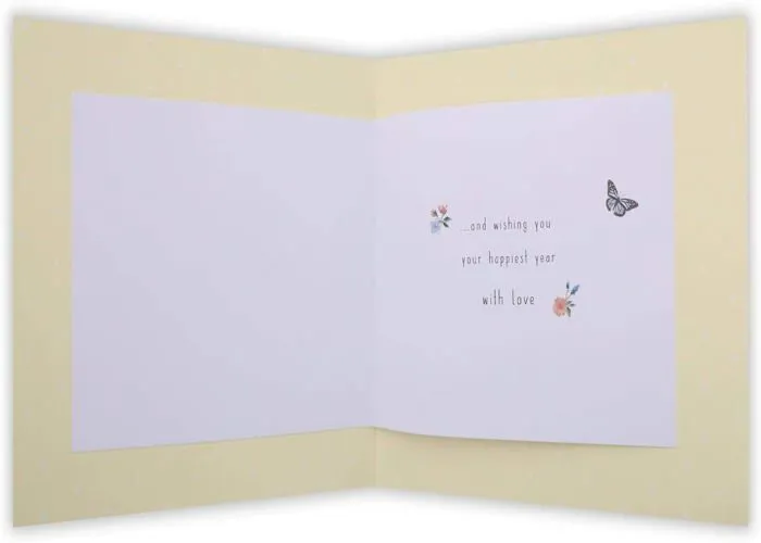 Clintons - 1164558 - : Carte d'anniversaire Fille sur chaise avec chien 11 x 15 cm-3