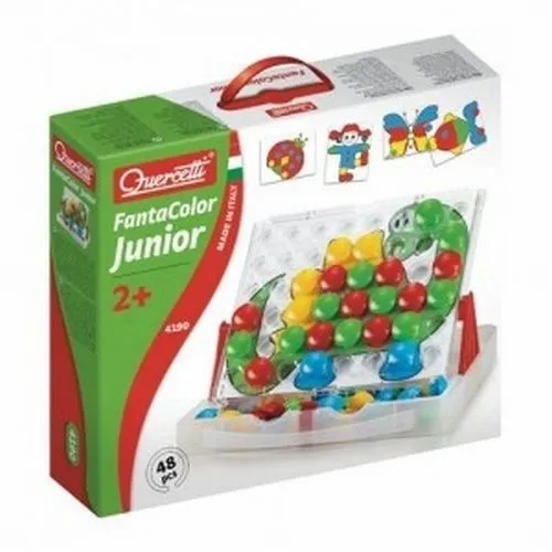 Loisirs créatifs - QUERCETTI - Valise de gros clous de mosaïque - Mixte - À partir de 3 ans - Éducatif-0