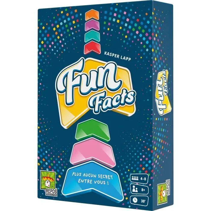 Jeu de société Fun Facts - Asmodee - Mixte - A partir de 3 ans - Bleu - Multicolore-3