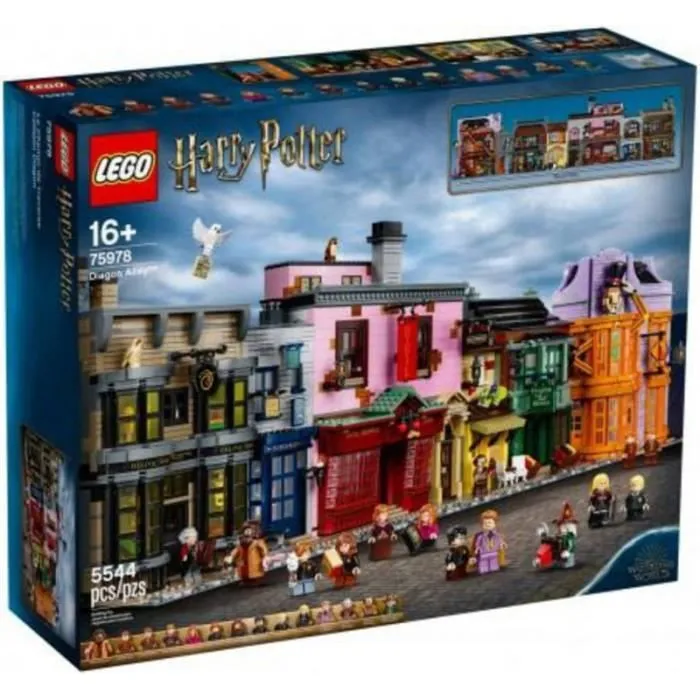 Jeu de construction - LEGO - 75978 Harry Potter - Chemin de Traverse - 14 figurines - Multicolore-0