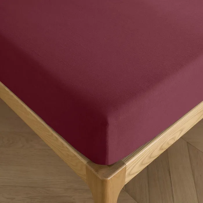 Drap housse 90 x 190 cm bonnet 30 cm "Prémium" pour lit 1 place-0