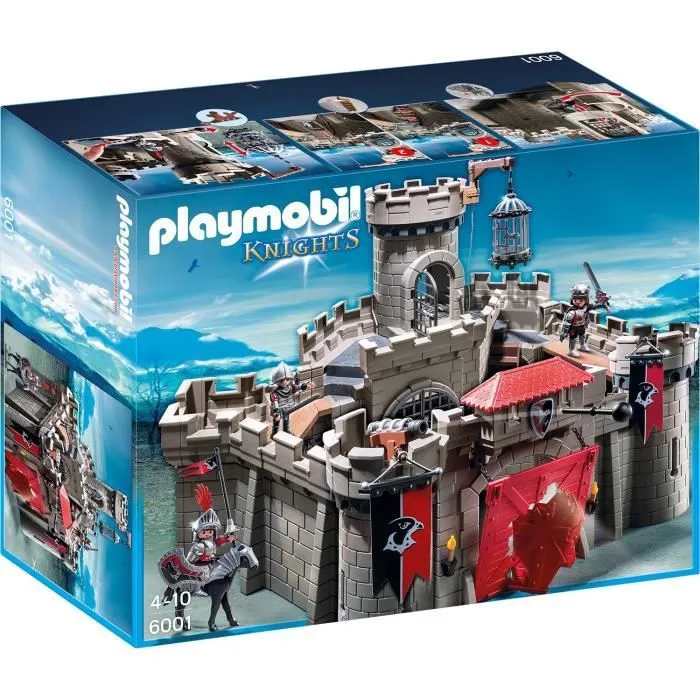 PLAYMOBIL 6001 - Knights - Citadelle des Chevaliers de l'Aigle-0