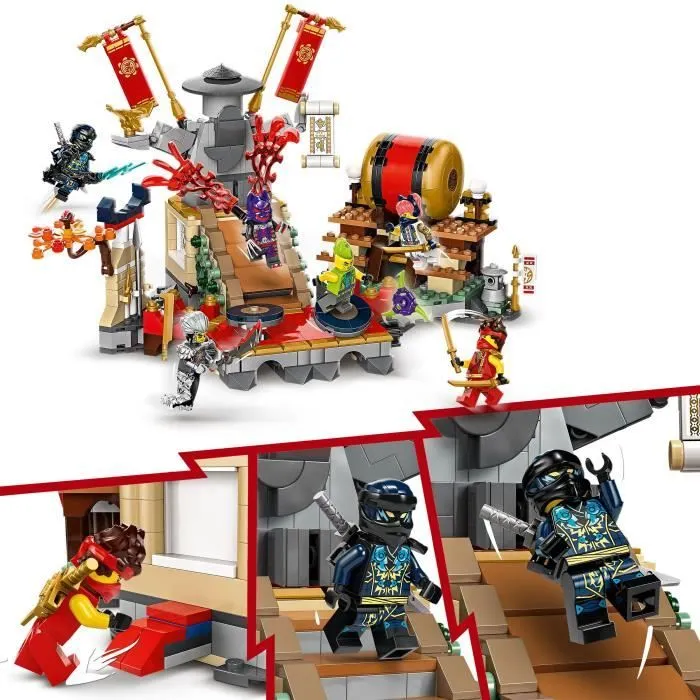 LEGO® NINJAGO® 71818 L’arène de combat du tournoi - Jouet d'action ninja pour enfant-2
