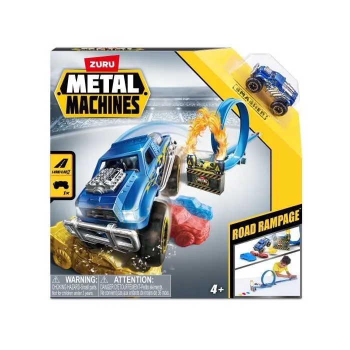 Jeux de construction - ZURU - Road Rampage Playset - 200 pièces - Snacks à collectionner - 6 modèles-0