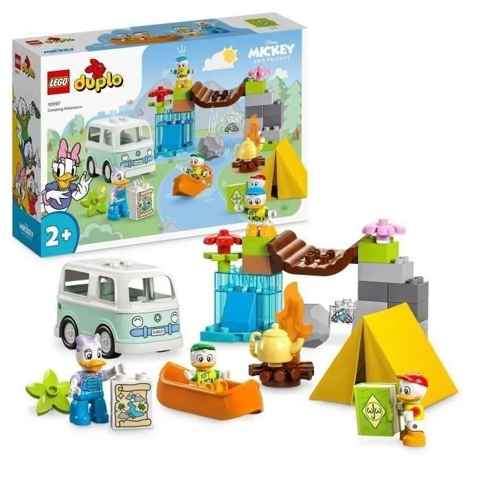 LEGO® DUPLO Disney Mickey et ses Amis 10997 L'Aventure au Camping, Jouet avec Figurines Daisy Duck-0