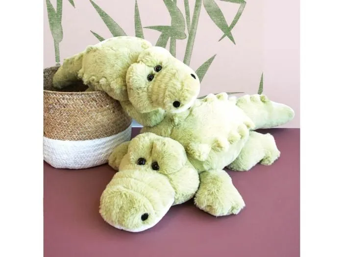 Peluche géante Crocodile Croco'Doux La savane - Histoire d'Ours - 80CM - Vert - Enfant - Mixte-2