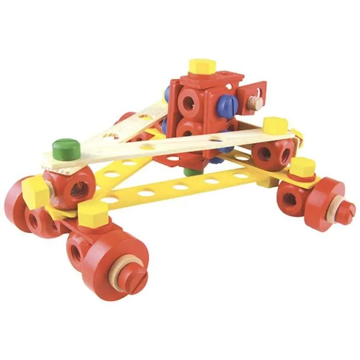 Coffret de construction - VILAC - Batibloc - Bois - Enfant - Livré monté-4