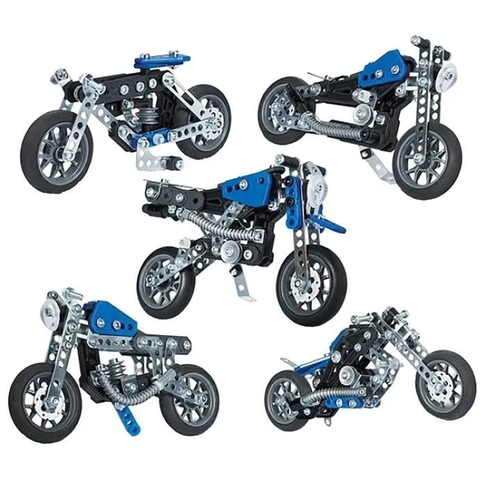 MOTO - 5 MODELES Meccano-2