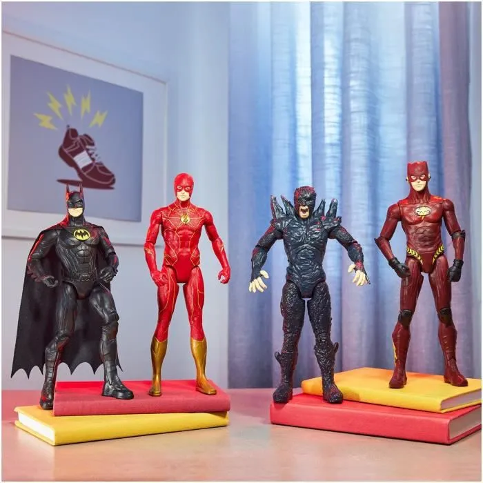 Figurine articulée The Flash 30 cm - DC Comics - Pour enfants dès 3 ans-4