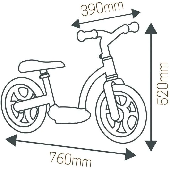 Draisienne Confort - Smoby - Mixte - Vert - Extérieur - Enfant-3