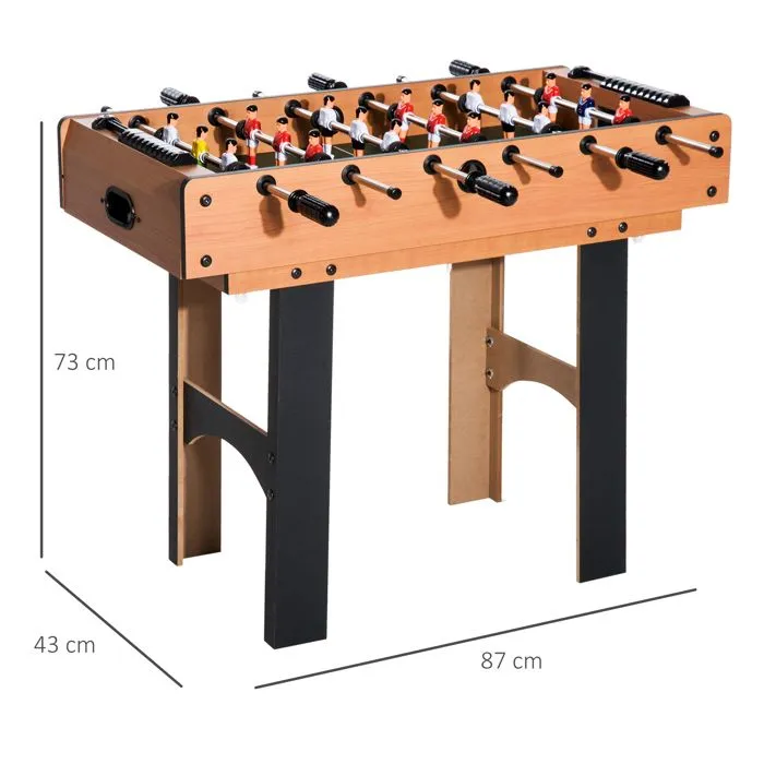 Table multi jeux HOMCOM 4 en 1 babyfoot billard air hockey ping-pong avec accessoires en bois 92L x 78l x 80H cm-3