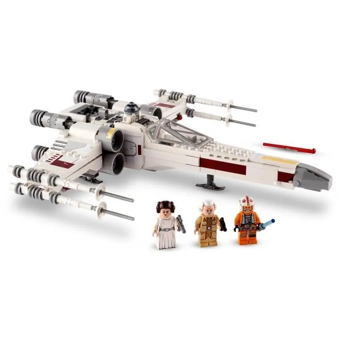LEGO® Star Wars 75301 Le X-Wing Fighter de Luke Skywalker, Jouet Vaisseau Spatial, Figurine Star Wars, Princesse Leia, R2-D2-1