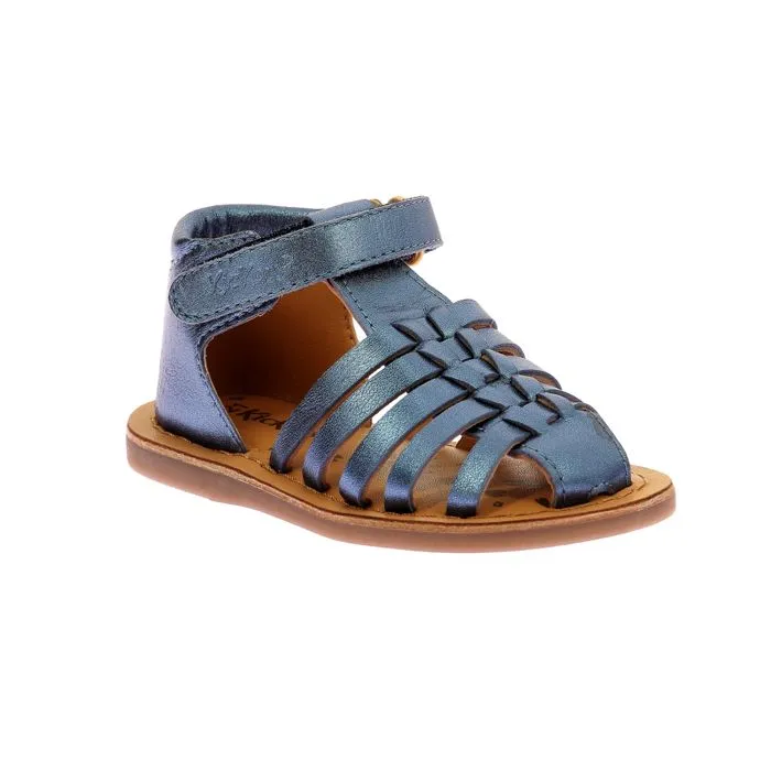 KICKERS Sandales Kick Dilola Bleu marine irise-1