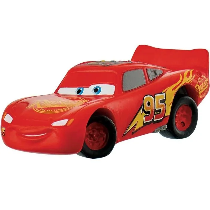 Figurine Cars 3 - BULLYLAND - Lighting Mc Queen - Jouet Enfant - Peinte à la main-1