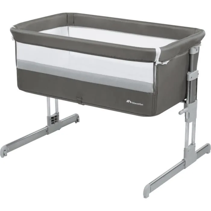 BEBECONFORT Calidoo Lit Cododo, Berceau Bébé, Lit Bébé, De la naissance jusqu'à 9kg, Gray Mist-0