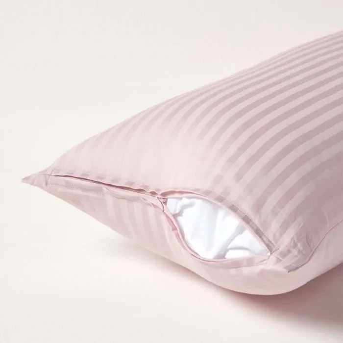 Taie d'oreiller - Homescapes - Violet - 100% coton égyptien - 330 fils - 40 x 80 cm-2