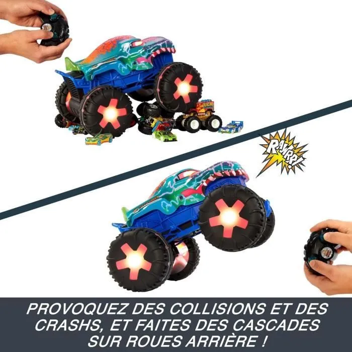 Hot Wheels Monster Trucks-Mega-Wrex-Véhicule télécommandé échelle 1/15 JBD90-1