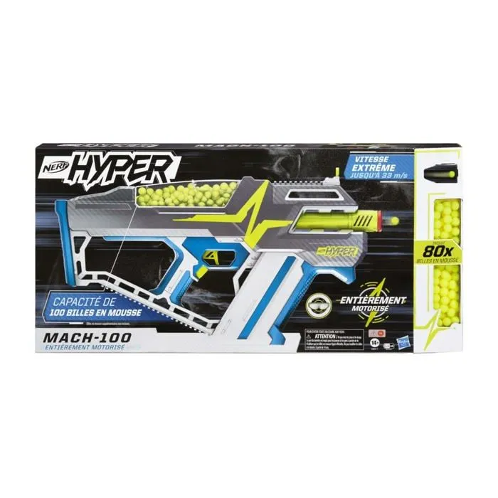 Pistolet a boule - a bille (puissance inferieure a 0,07 joule) - a flechette en mousse - ventouse - plastique Nerf-1