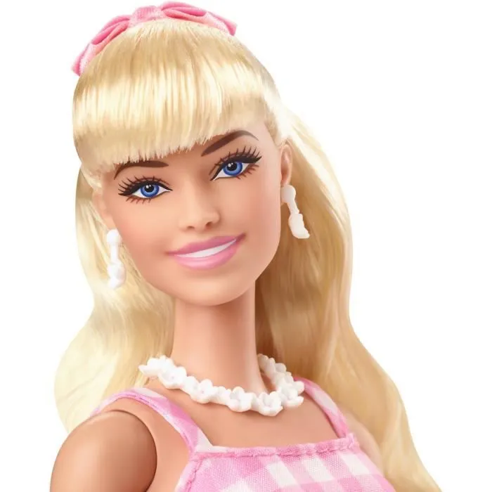 BARBIE THE MOVIE - Barbie Robe Vichy Rose - poupée de collection - 6 ans et +-2