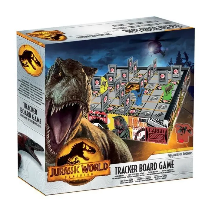 Jeu de Plateau Jurassic World : Dominion - Libérez les Dinos - CARTAMUNDI - 6 ans et plus - 40 min-0