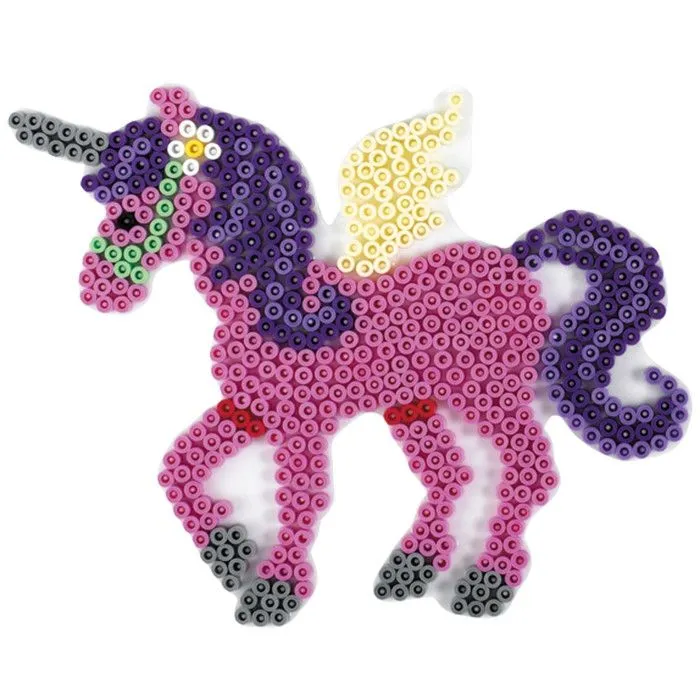 Plaque transp. Licorne pour perles standard (Ø5 mm)-0