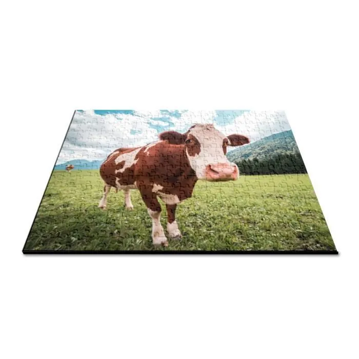 Puzzle Classique - FABULOUS - Vache dans un pré Montagne - 280 Pièces - Adulte - Mixte - Intérieur-2