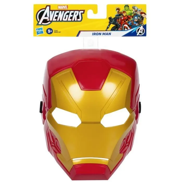 Masque d'Iron Man déguisement, design classique, pour enfants à partir de 5 ans, Marvel, Avengers: Endgame-3