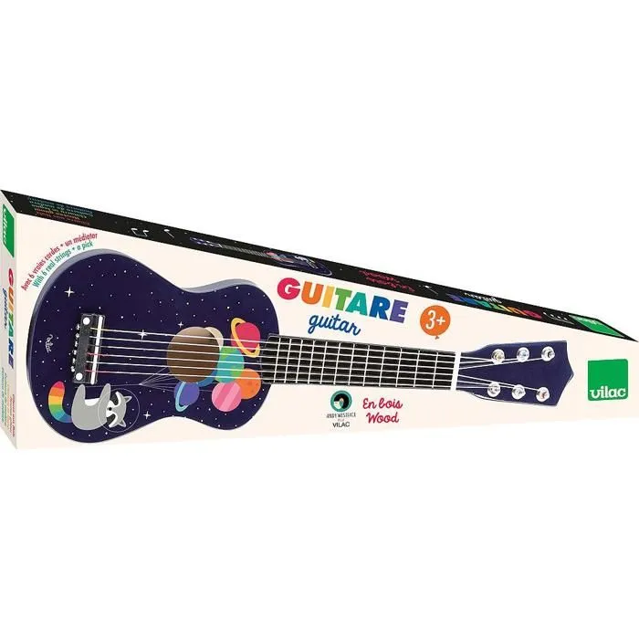 Vilac - Guitare arc-en-ciel Andy Westface-1
