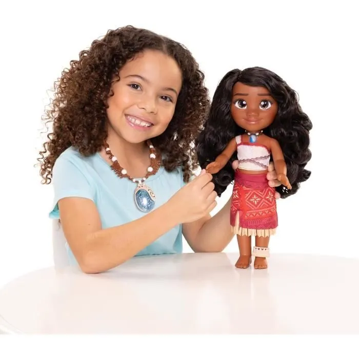 Poupée Vaiana 35 cm - Disney - Vaiana 2 - Articulée - Cheveux Soyeux - Tenue Polynésienne-1
