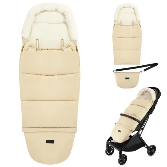 Poussette beige Bebeboutik