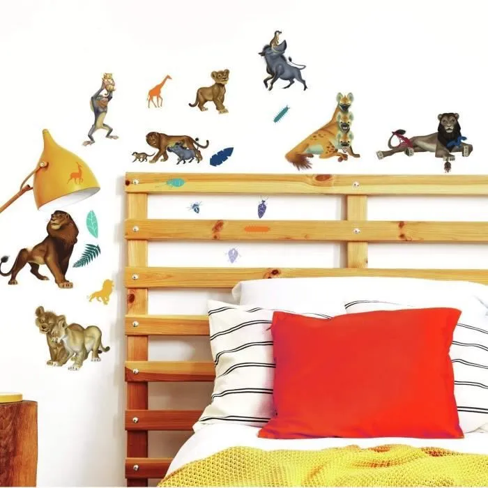 RoomMates stickers muraux Le Roi Lion vinyle 26 pièces-1