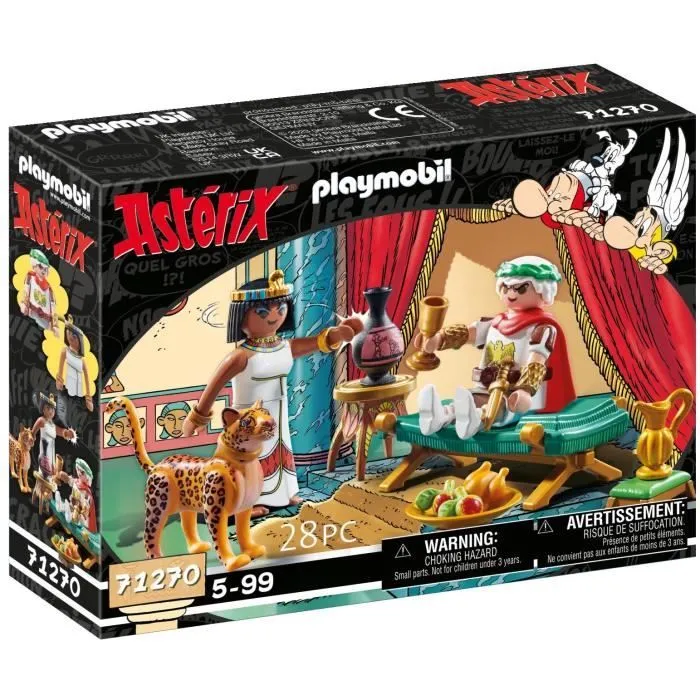 PLAYMOBIL 71270 César et Cléopâtre, Astérix, Personnages, Dès 5 ans-0
