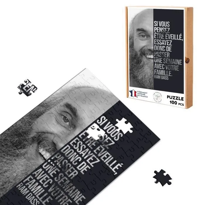 Puzzle Classique 100 pièces Si Vous Pensez Être Éveillé Ram Dass - FABULOUS - Mixte - Adulte - Intérieur-0