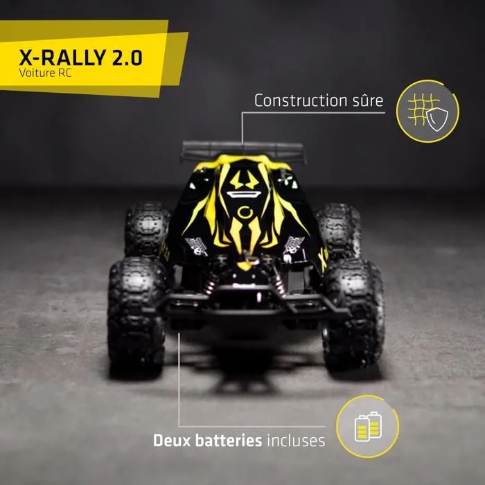 Voiture télécommandée de course tout-terrain - OVERMAX - X-Rally 2.0 - Suspension adaptée - 25 km/h-4