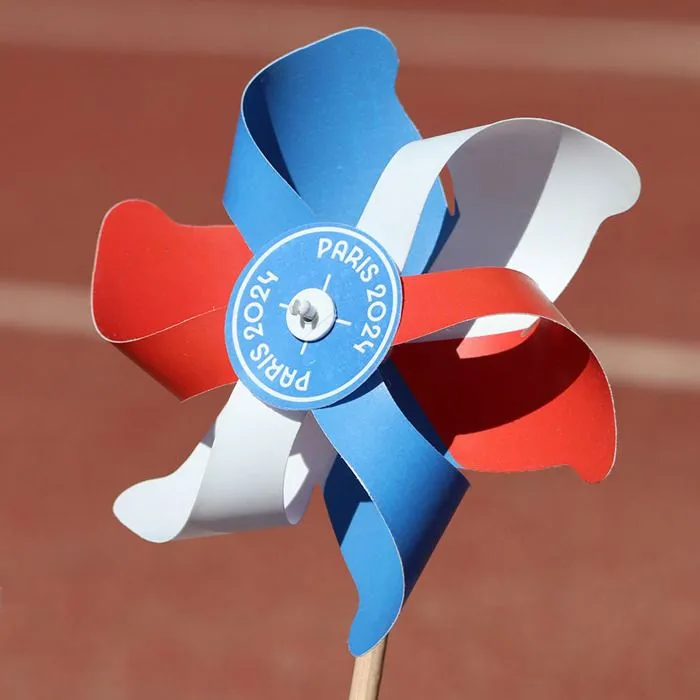 Moulin à vent - Vilac - Paris 2024 - Tricolore - Jouet en bois - Mixte-1