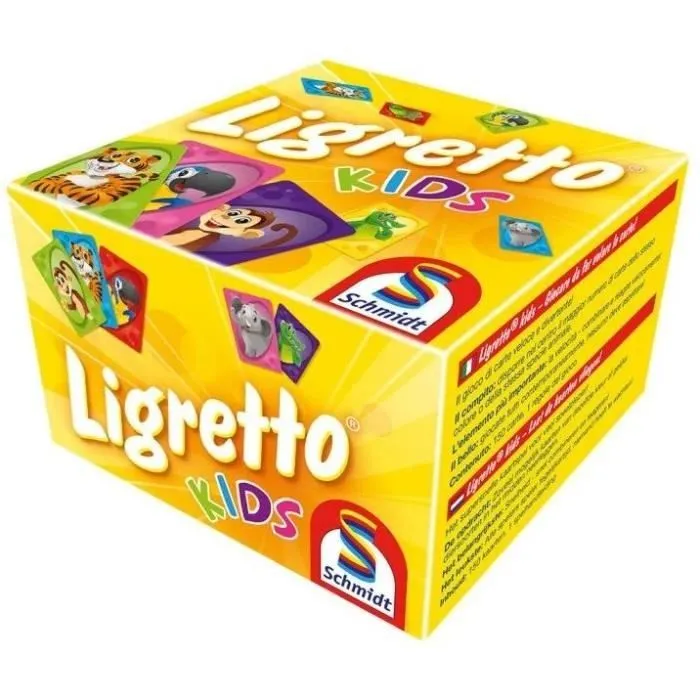 Ligretto, Kids - Jeux de Société - SCHMIDT SPIELE - Initiez les enfants au jeu de Ligretto avec cette version adaptée !-0