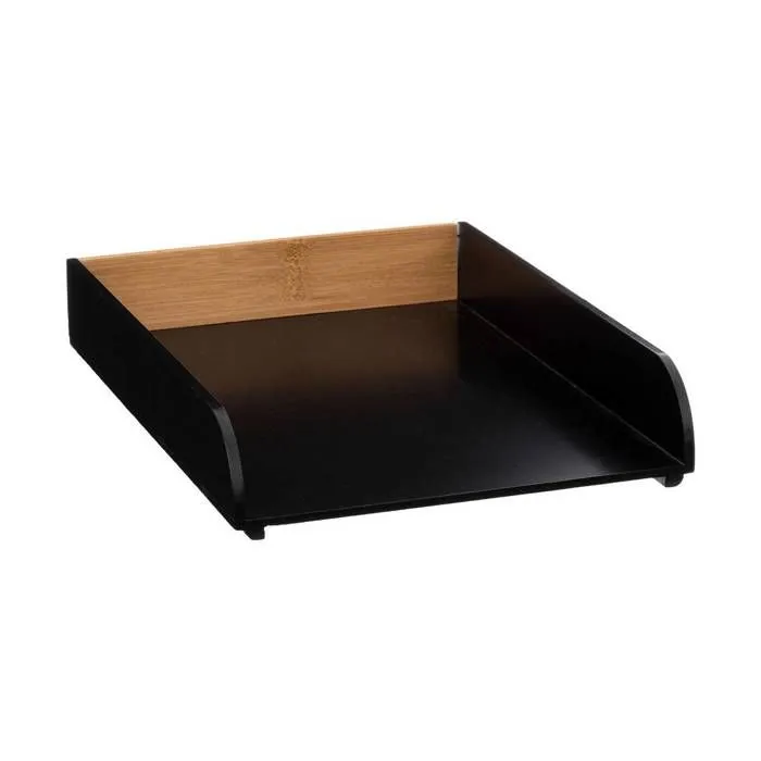 5five - range-documents bambou "bava" noir-0