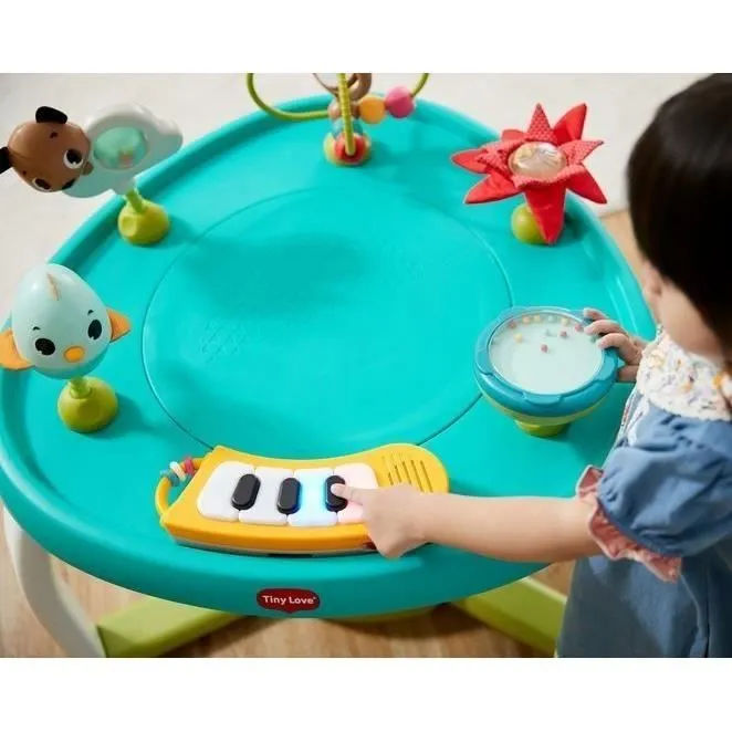 TINY LOVE Centre d'activités 5 en 1, Jouets, pousseur, évolutif table+chaise, 3 mois à 3 ans, Meadow days-3