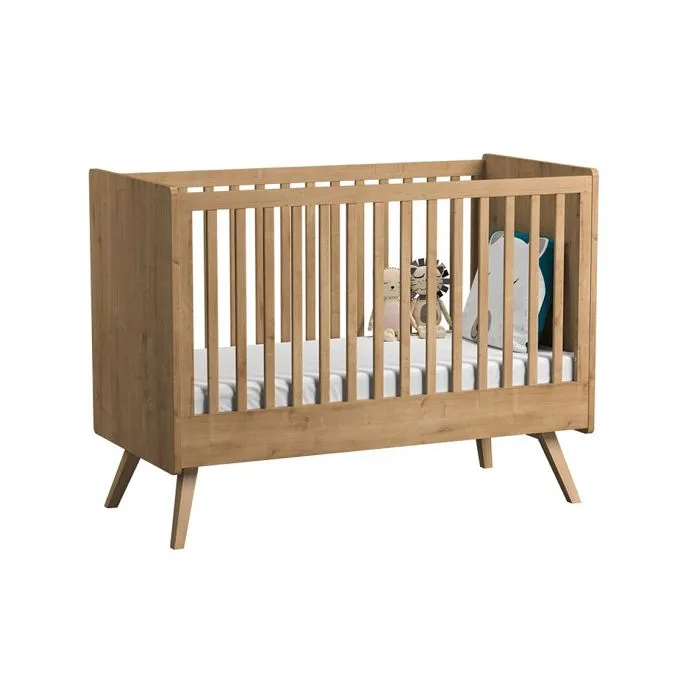 Lit évolutif - Vox - Vintage 70x140 - Bois - 1 place - Style Vintage-0