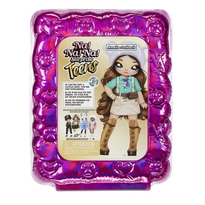 Na! Na! Na! Surprise - Poupée Mannequin Teens 28cm en Tissu - Amelia Outback - Thème Koala-2